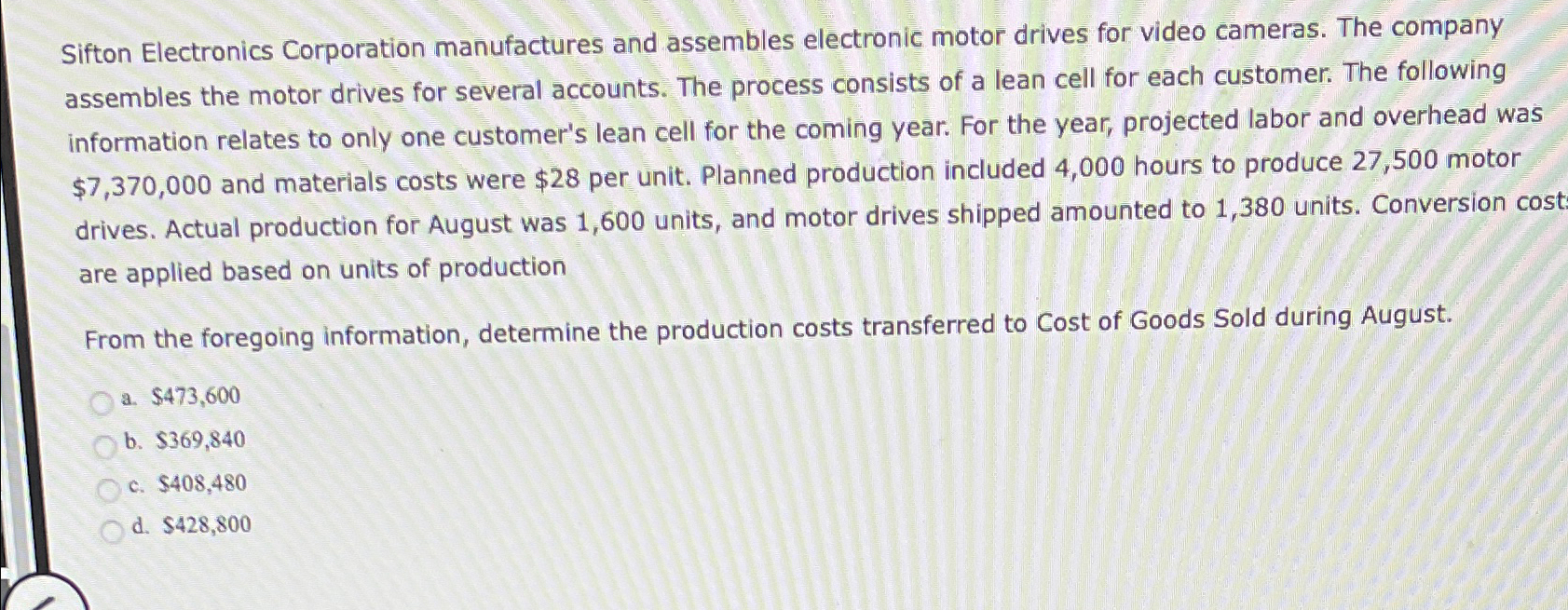 Sifton Electronics Corporation manufactures and