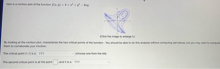 Solved Here is a contour plot of the function | Chegg.com
