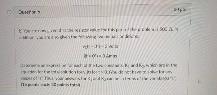 Solved Question 5 15 pts a) Determine the range on the | Chegg.com