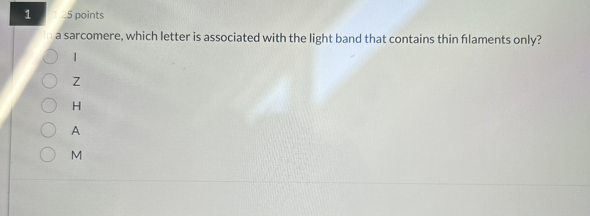 Solved 1.25 ﻿pointsa which letter is associated