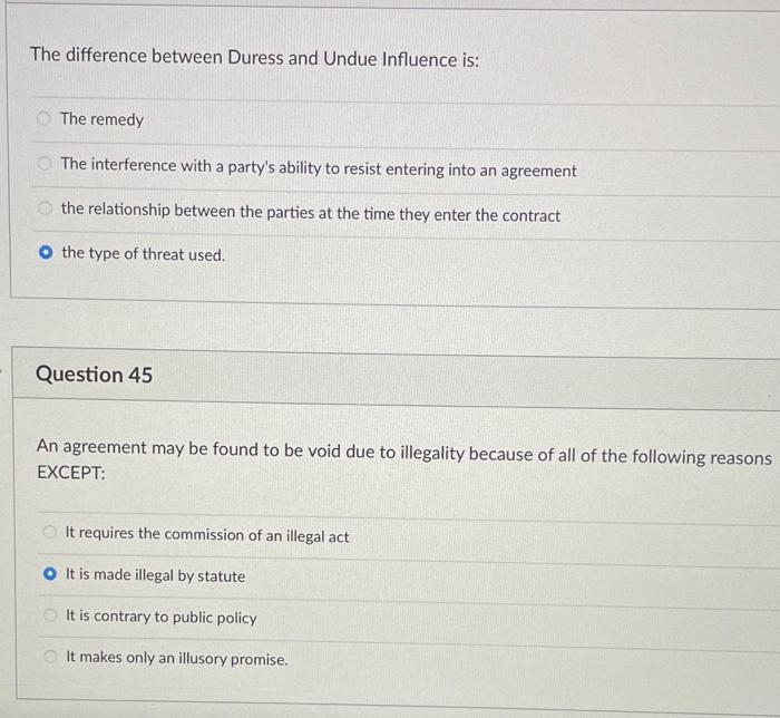 solved-the-difference-between-duress-and-undue-influence-is-chegg