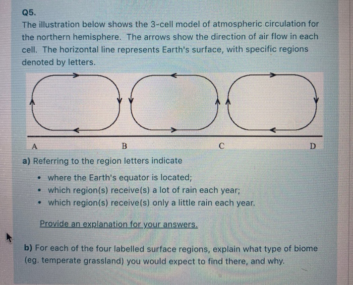 Solved Q5 The Illustration Below Shows The 3 Cell Model Of