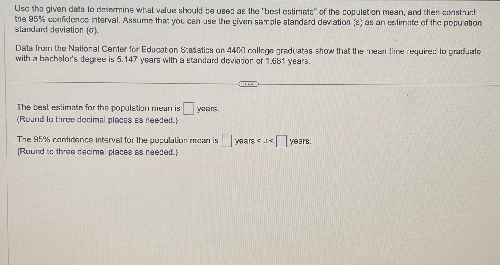 Solved Use the given data to determine what value should be | Chegg.com