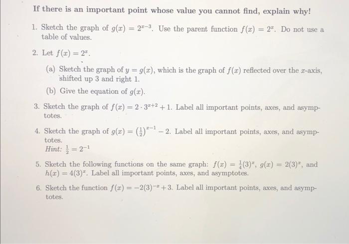 Solved if there is an important point whose value cannot | Chegg.com