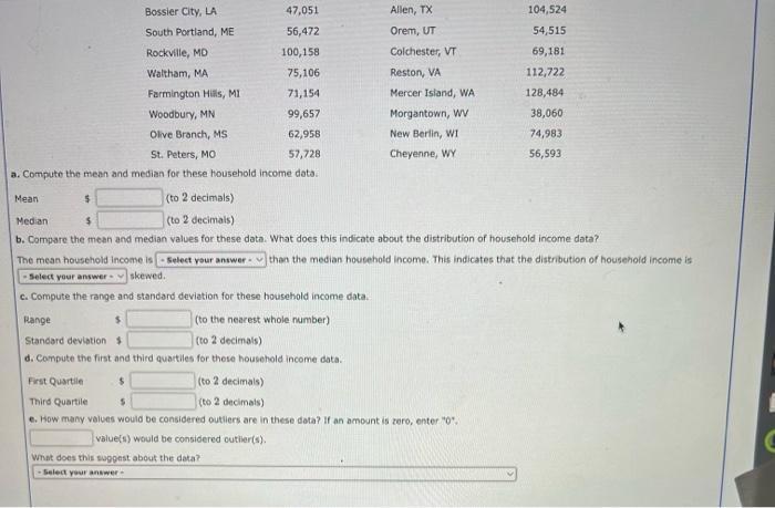 Solved Chapter 3 Assignmenta. Compute the mesh and median | Chegg.com