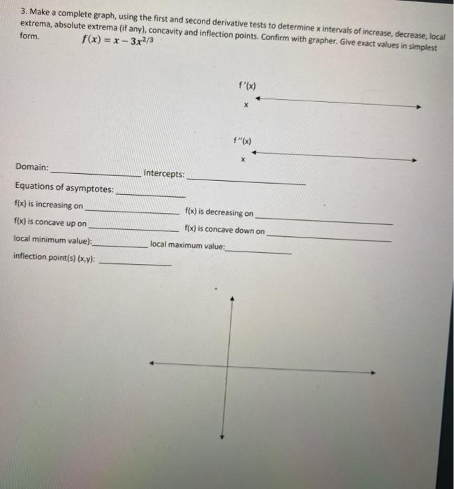 Solved 3. Make a complete graph, using the first and second | Chegg.com