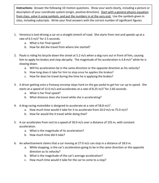 homework 2 1d motion 21 22 answers