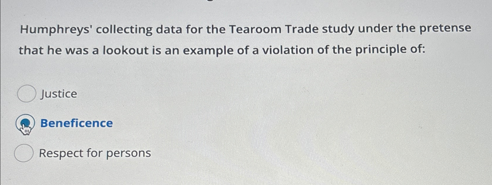 Solved Humphreys' collecting data for the Tearoom Trade
