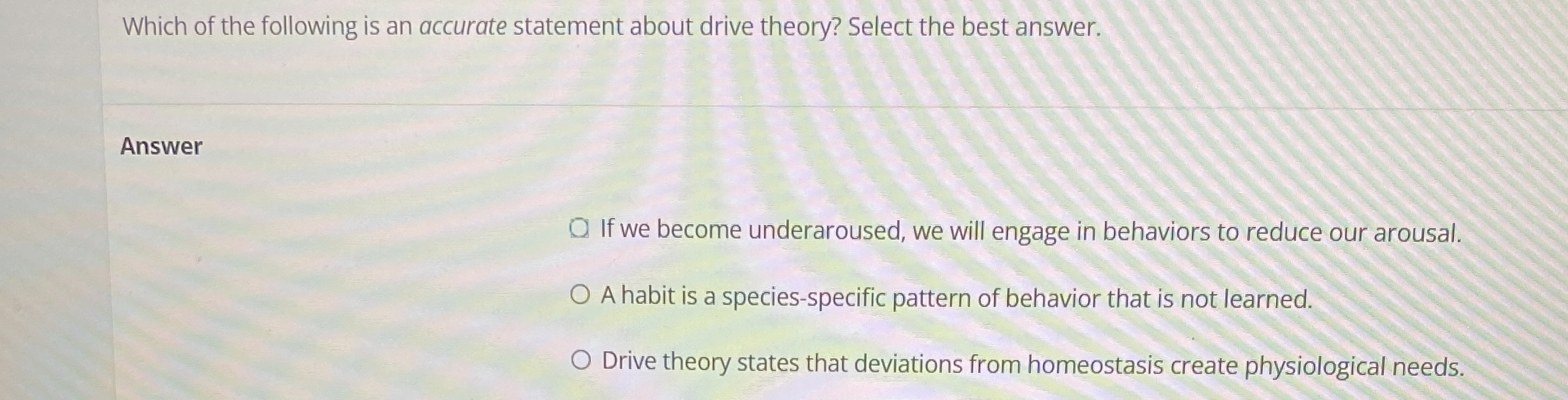 Solved Which of the following is an accurate statement about | Chegg.com