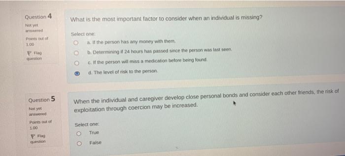 Solved What is the most important factor to consider when an | Chegg.com