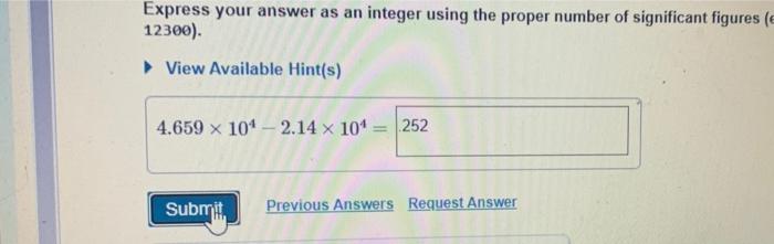 Solved Express your answer as an integer using the proper | Chegg.com
