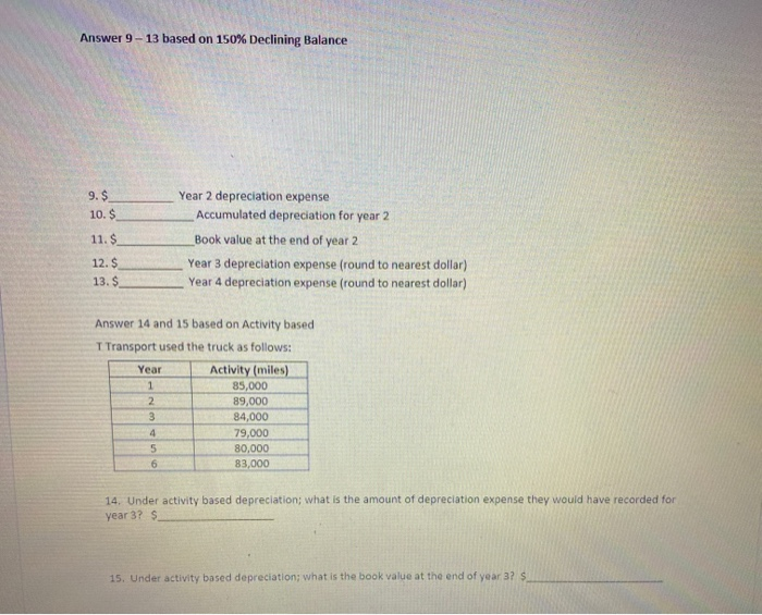 Solved Use the following to answer questions 5-15 (Straight | Chegg.com