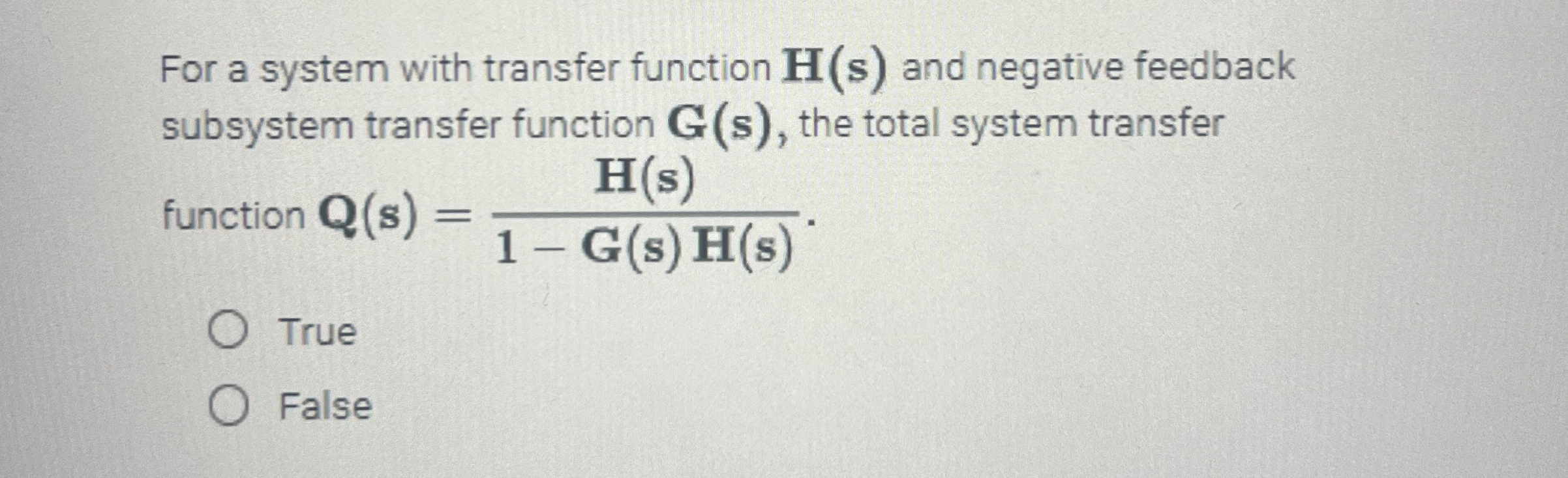 Solved For a system with transfer function H(s) ﻿and | Chegg.com
