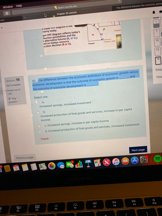 Solved Window Help learn.sumb.edu The difference between the | Chegg.com