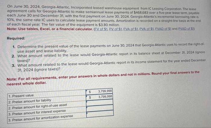 Solved On June 30 2024 Georgia Atlantic Incorporated Chegg Com   Image