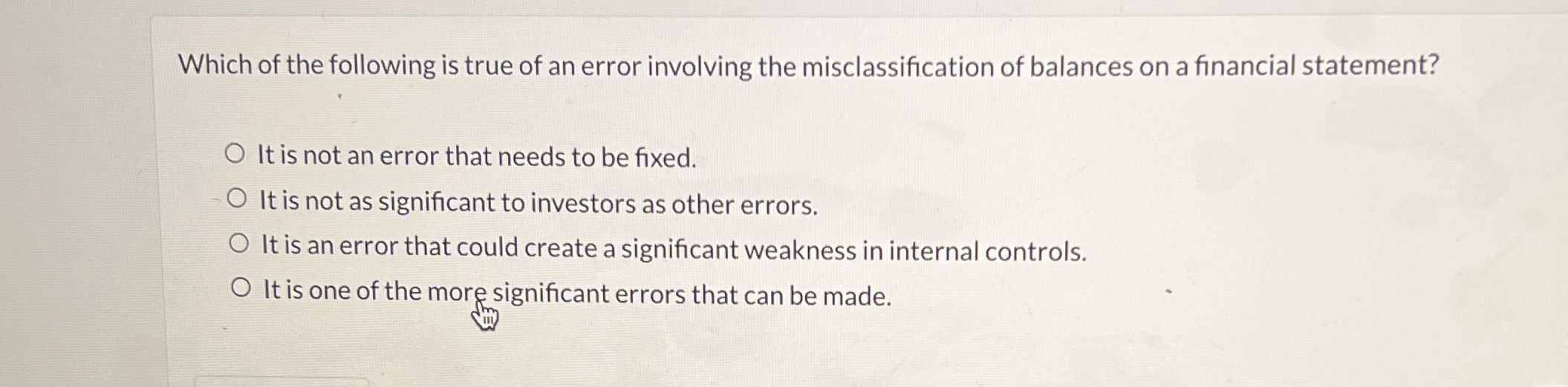 High Quality SOLUTION Which of the following is true of an error ...