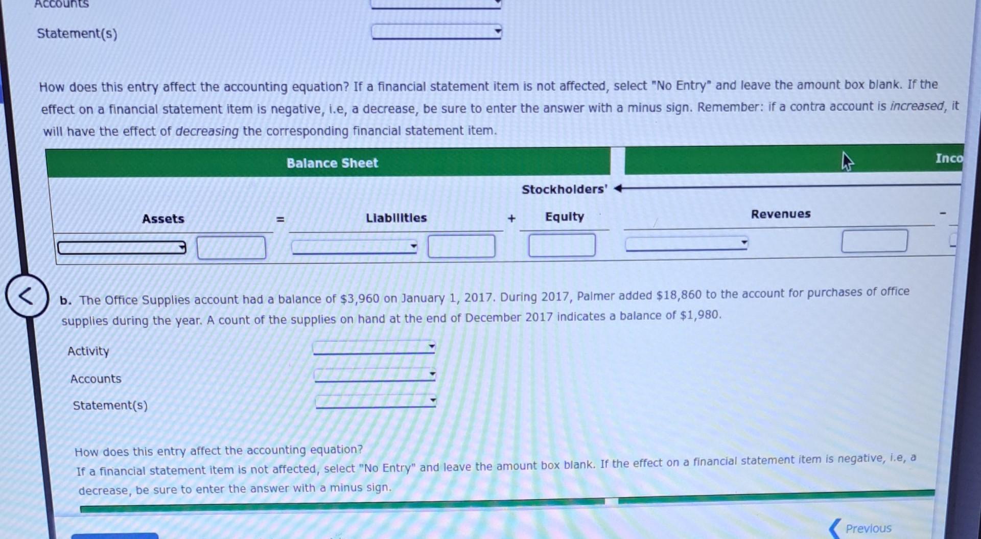 Solved How does this entry affect the accounting equation? | Chegg.com