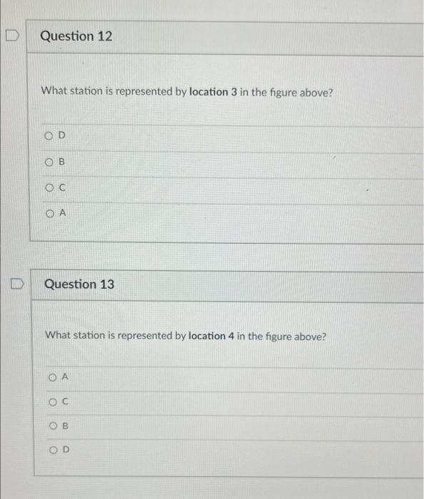 Solved The Conditions At Each Station (A, B, C, And D) Are | Chegg.com