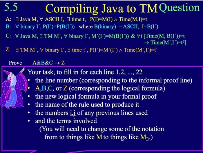 5 5 Compiling Java To Tm Question A 3 Java M V A Chegg Com
