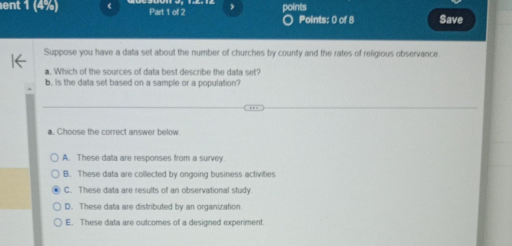Solved suppose you have a data set about the number of | Chegg.com