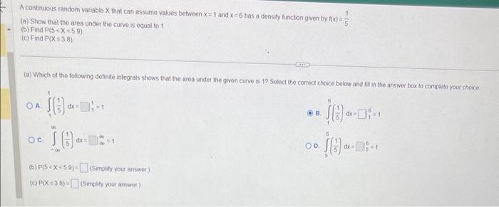 Solved A contruous random vatiable x that can assume values | Chegg.com