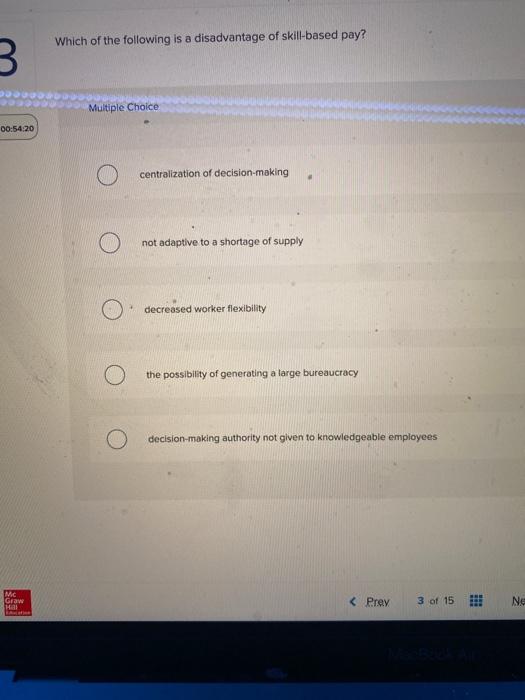 Solved Which of the following is a disadvantage of