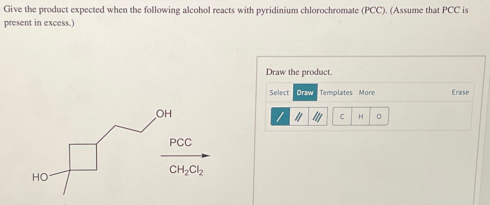 Give the product expected when the following alcohol | Chegg.com