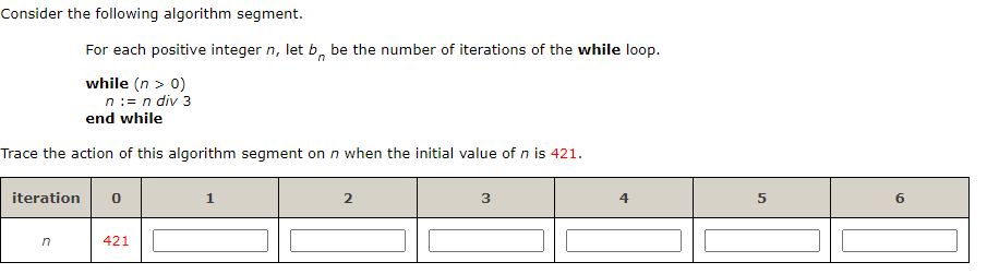 Solved Consider the following algorithm segment.For each | Chegg.com