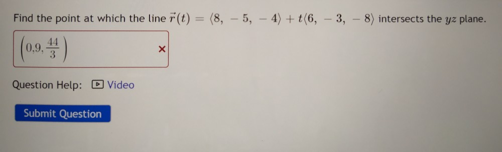 Solved Find The (perpendicular) Distance From The Line Given | Chegg.com