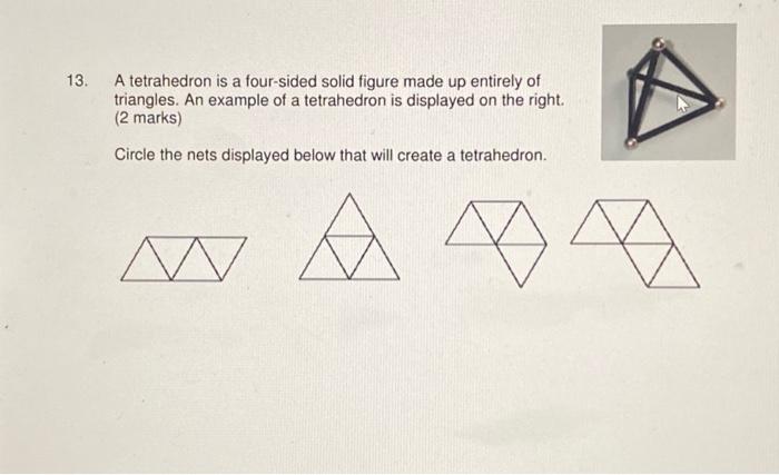 tetrahedron nets