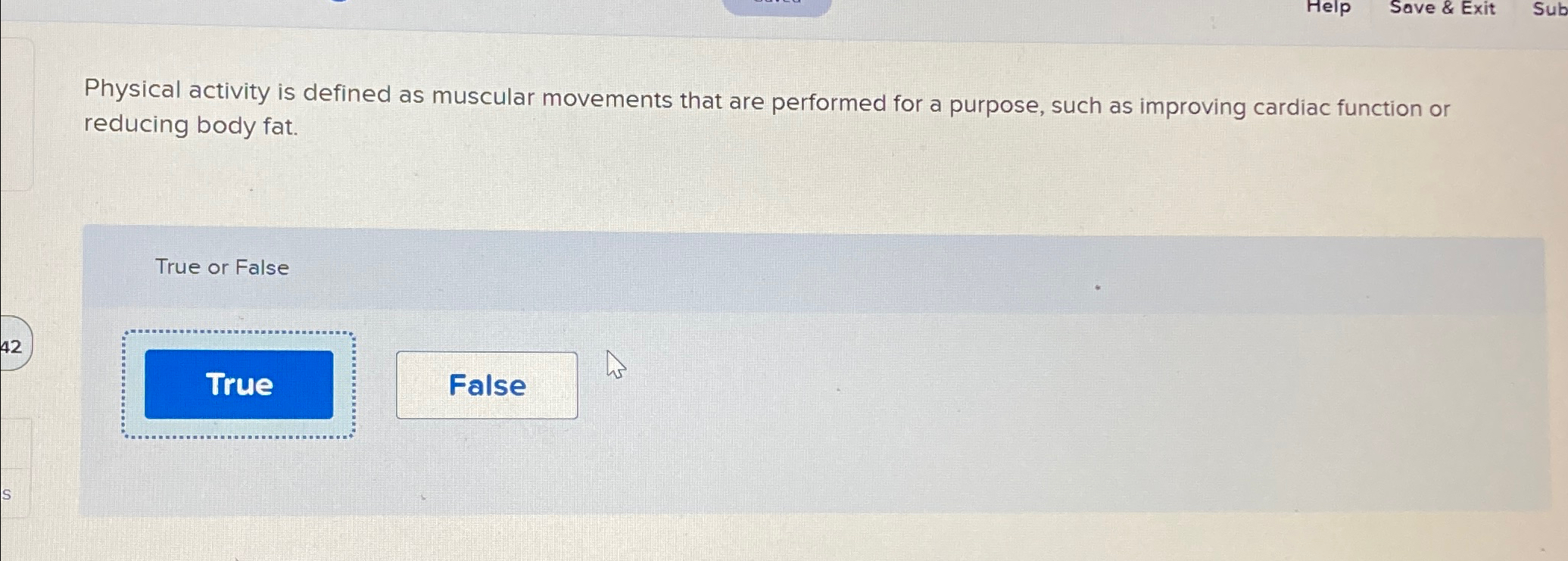 Solved Physical activity is defined as muscular movements | Chegg.com