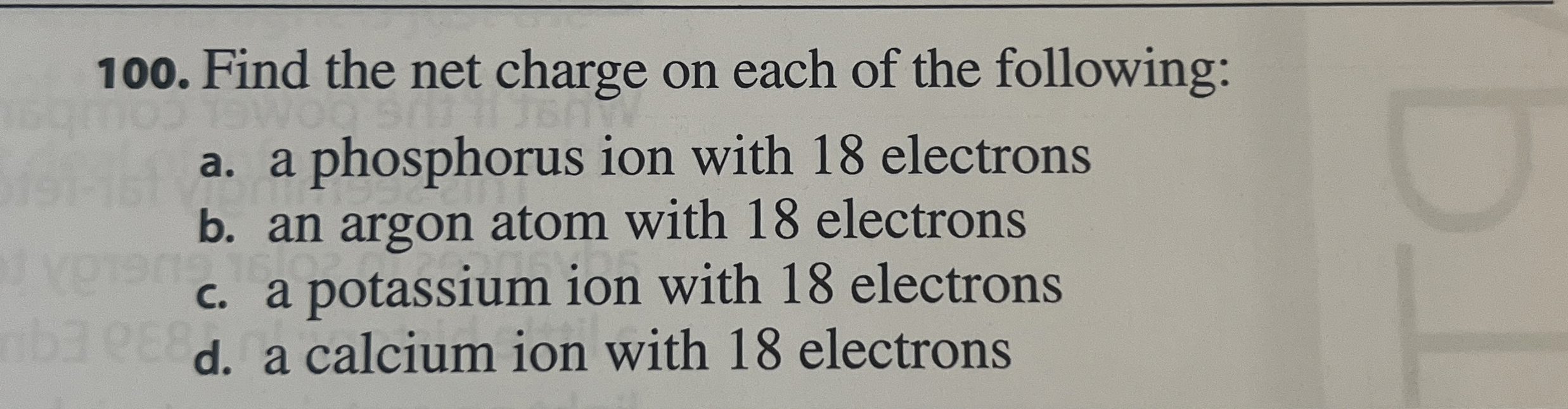 Solved Find the net charge on each of the following:a. ﻿a | Chegg.com