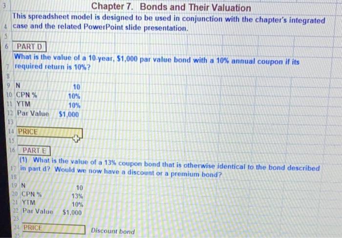 Solved What Is The Value Of A 10-year, $1,000 Par Value Bond | Chegg.com