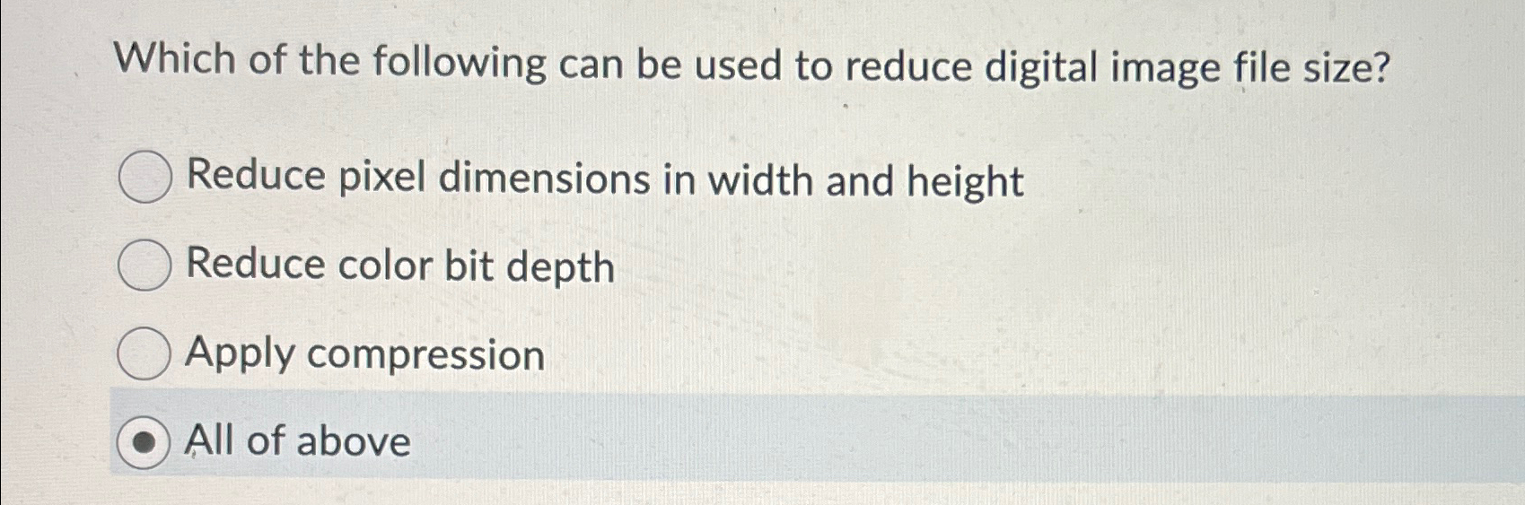 Solved Which of the following can be used to reduce digital | Chegg.com