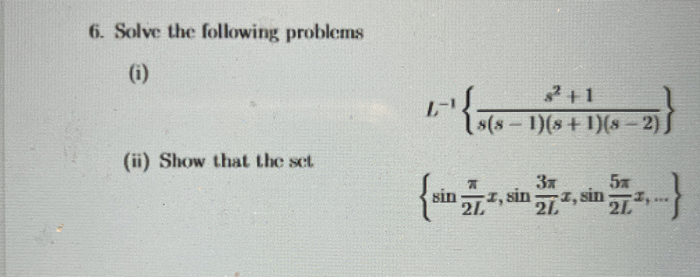 Solved Solve the following | Chegg.com
