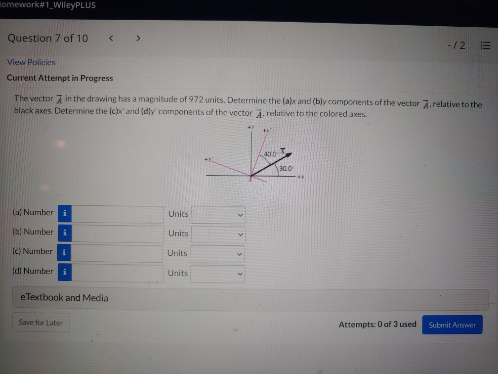 Solved Lomework 1 Wileyplus Question 7 Of 10 12 View P Chegg Com