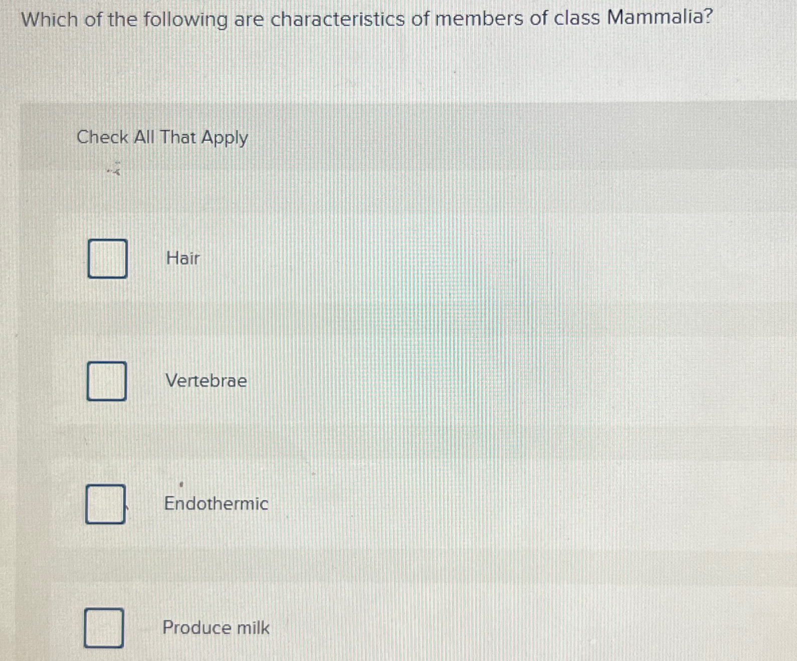 Solved Which of the following are characteristics of members | Chegg.com