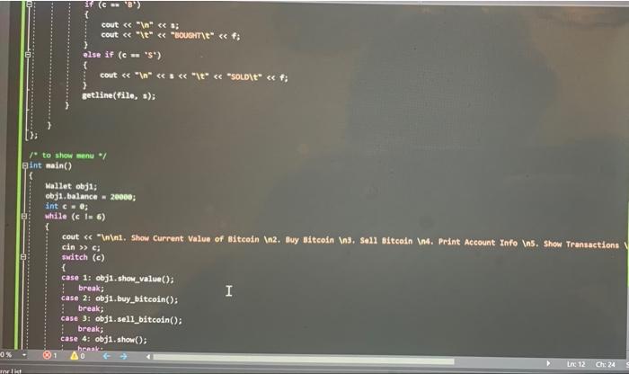 Solved C++. ANYONE KNOW WHY MY CODE ISNT WORKING? Please | Chegg.com