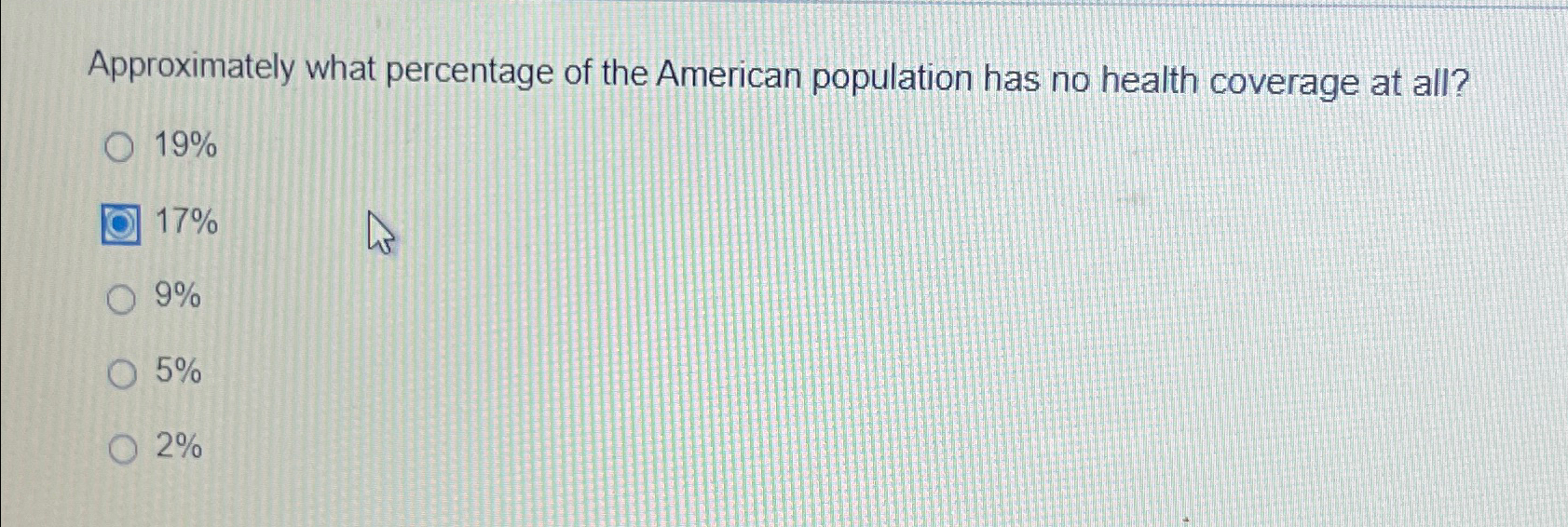 Solved Approximately what percentage of the American | Chegg.com