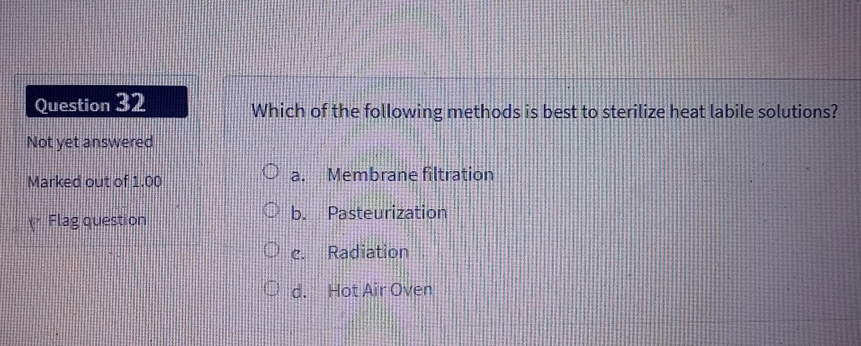 Solved Question 32 Which of the following methods is best to