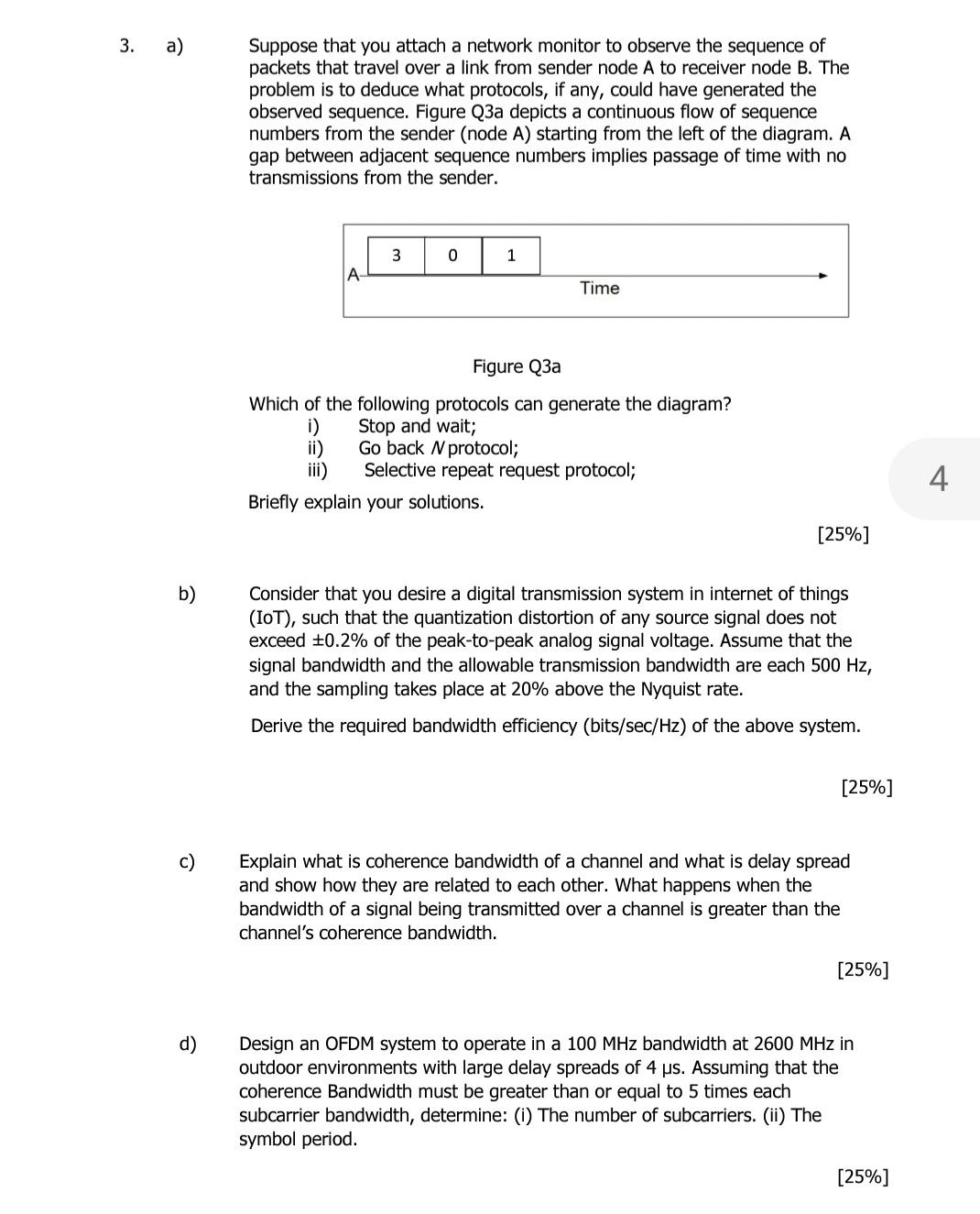 Please Answers Q3 ﻿A B C And D | Chegg.com