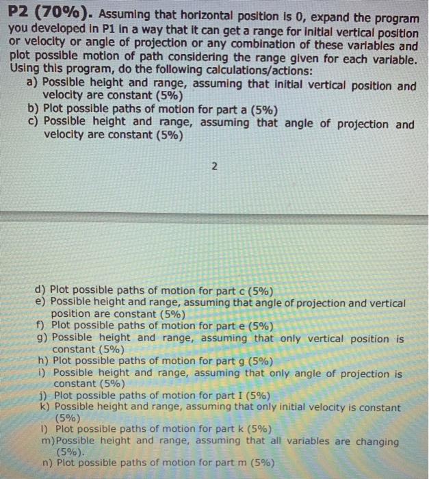 Solved P1 (30%). Write a computer program that takes the | Chegg.com