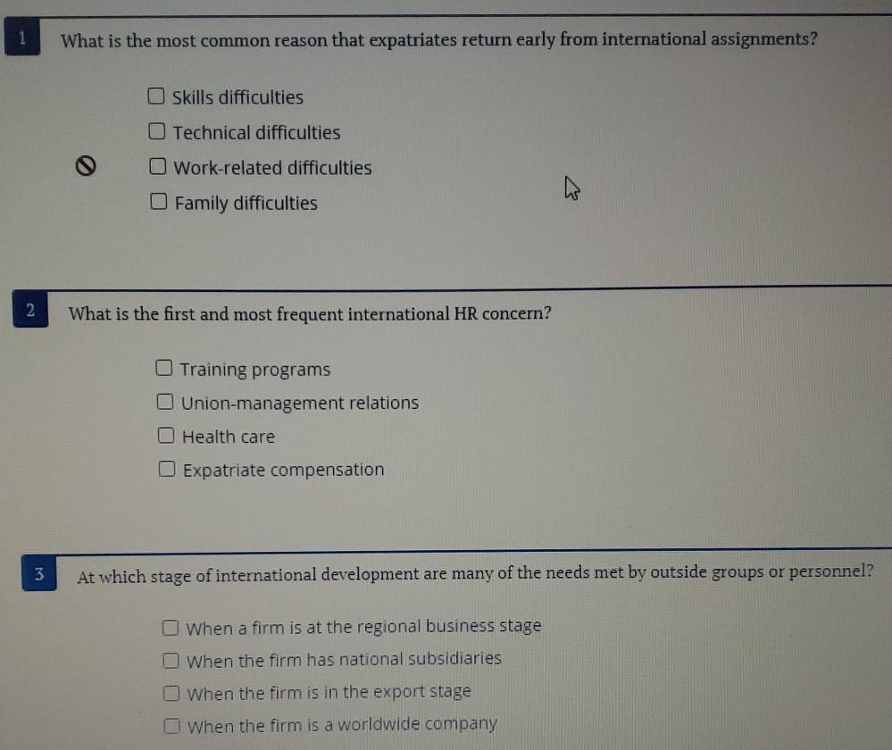 expatriates on international assignments