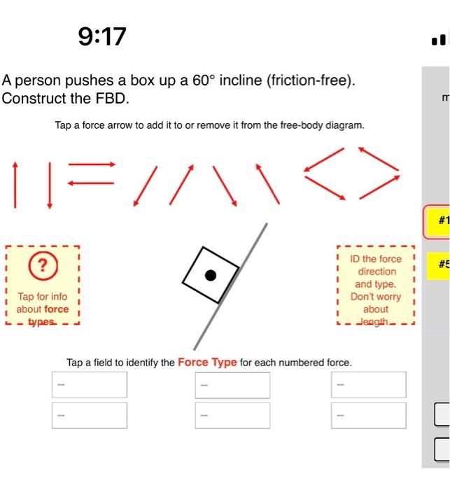 Solved A box is sliding down a 60∘ incline. Consider | Chegg.com