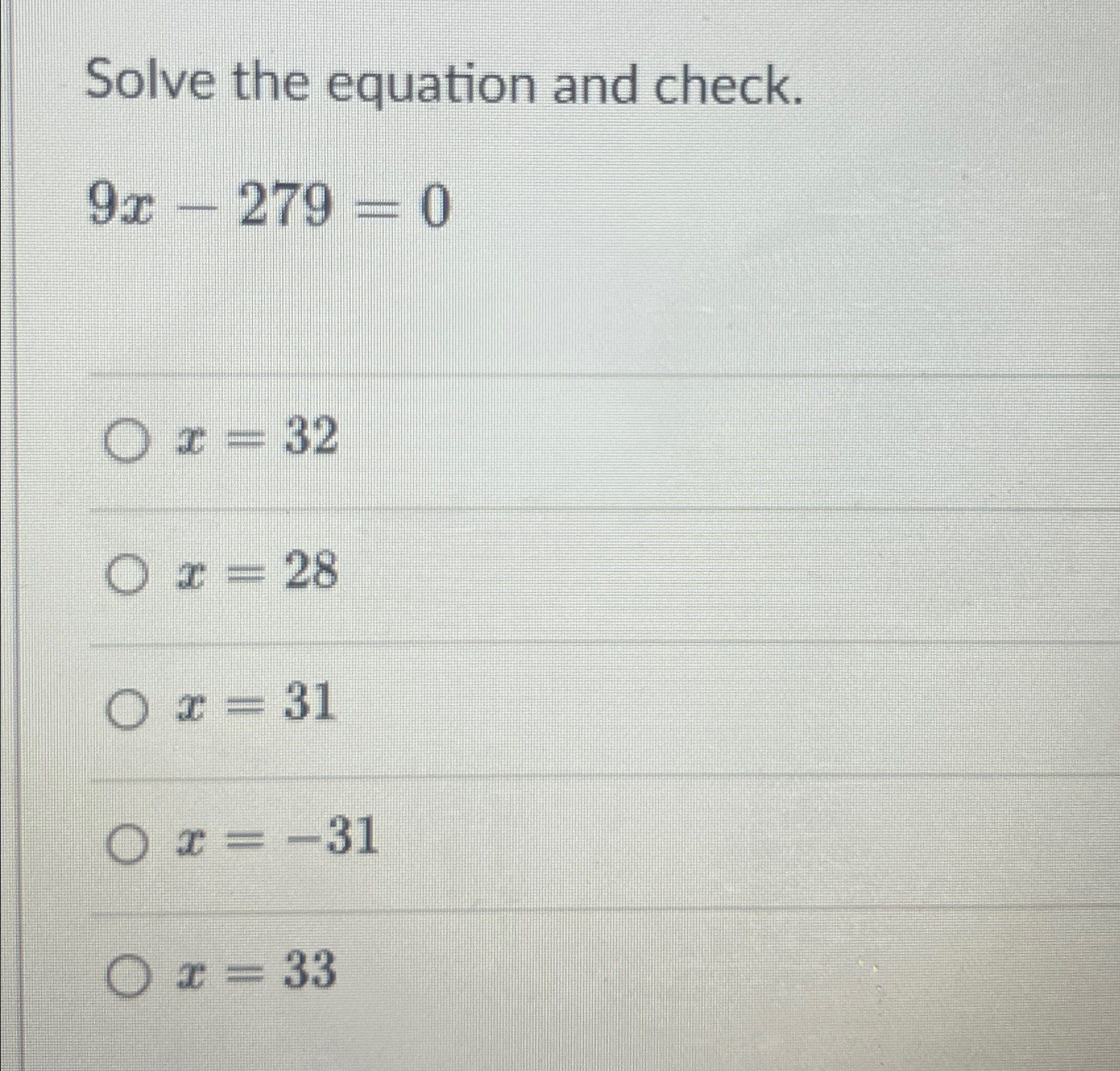 Solved Solve the equation and | Chegg.com