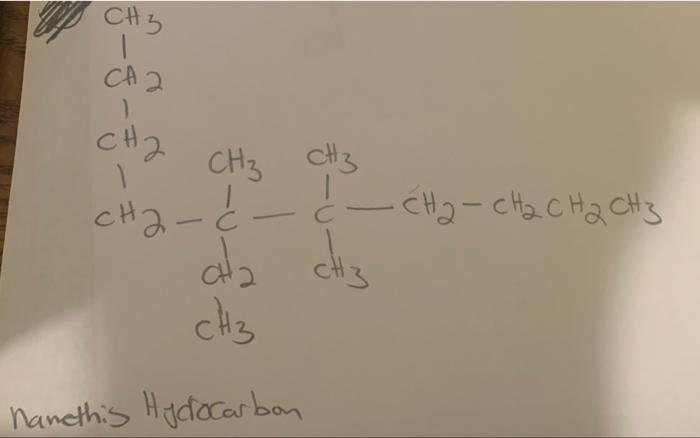 Solved CH3 СА 2 ) CH2 CH₃ CH3 cha-&- & - CH2 - CH2 CH2 CH3 | Chegg.com