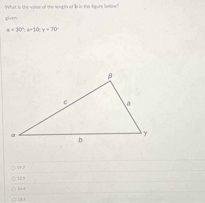 Solved What Is The Value Of The Length Of B In The Figure | Chegg.com