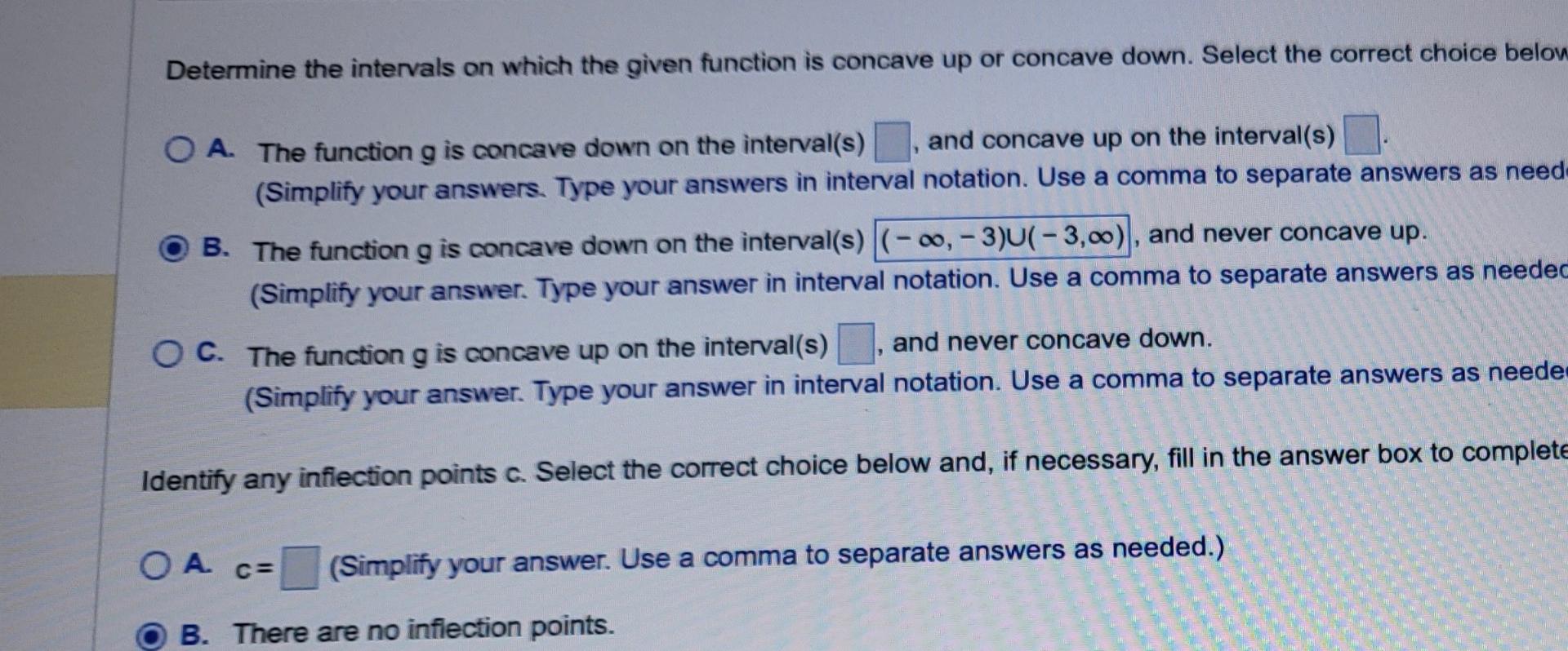 Solved Determine the intervals on which the following | Chegg.com