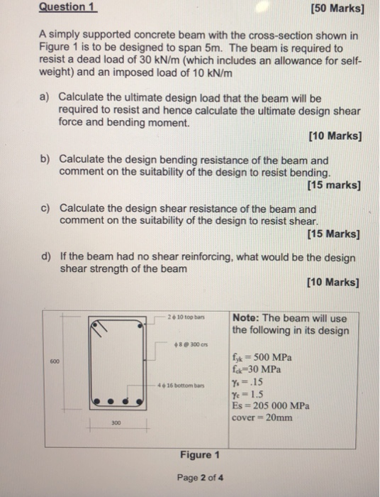 A beam of L meters span simply supported at end carries a central load W.  The overall depth of beam section is 300 mm with horizontal flanges each of  200 mm x