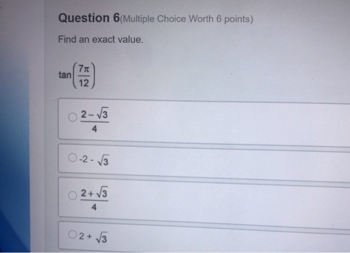 Solved Question 5(Multiple Choice Worth 6 points) Find all | Chegg.com